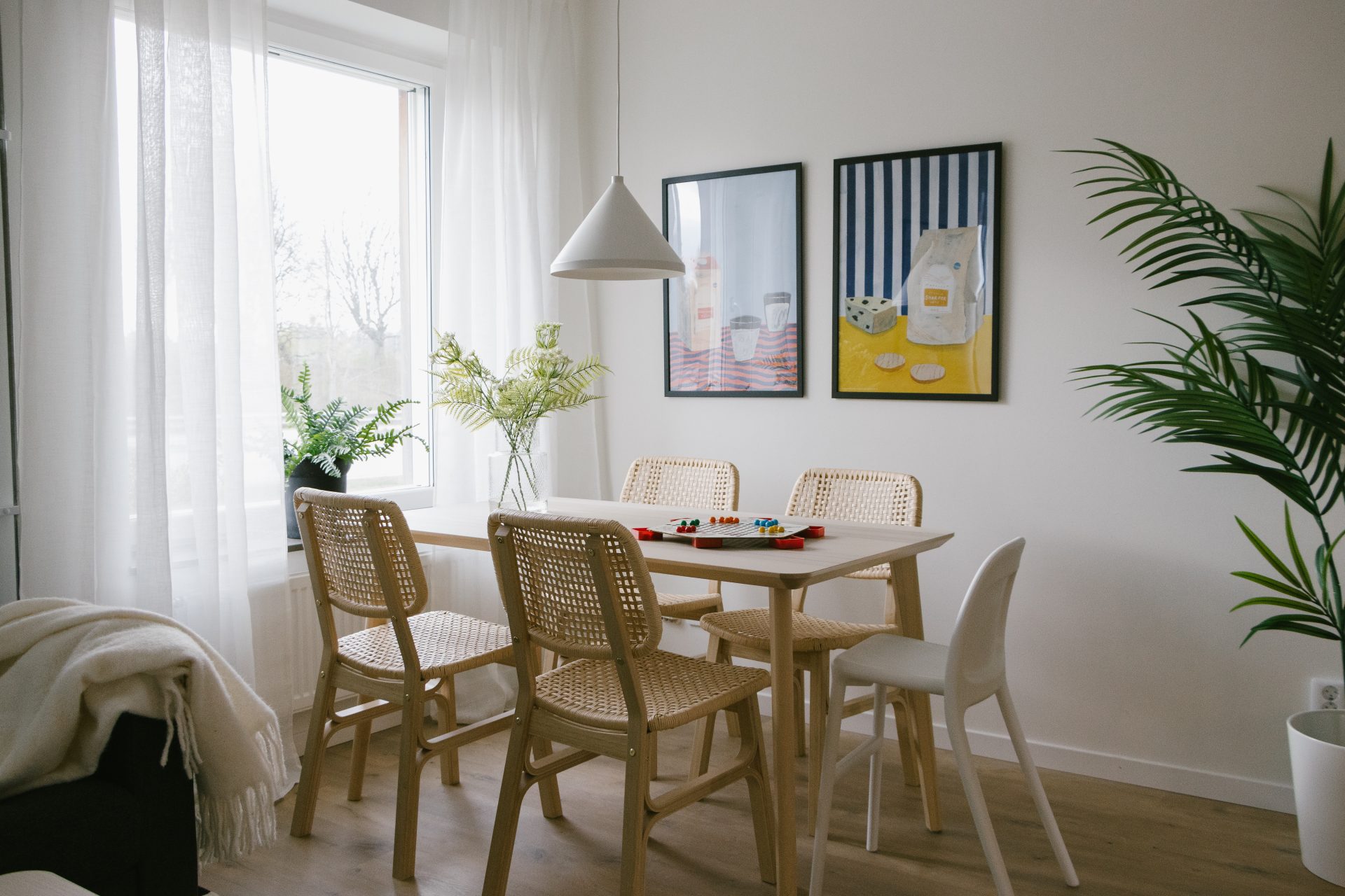 Matplats för 5 personer.