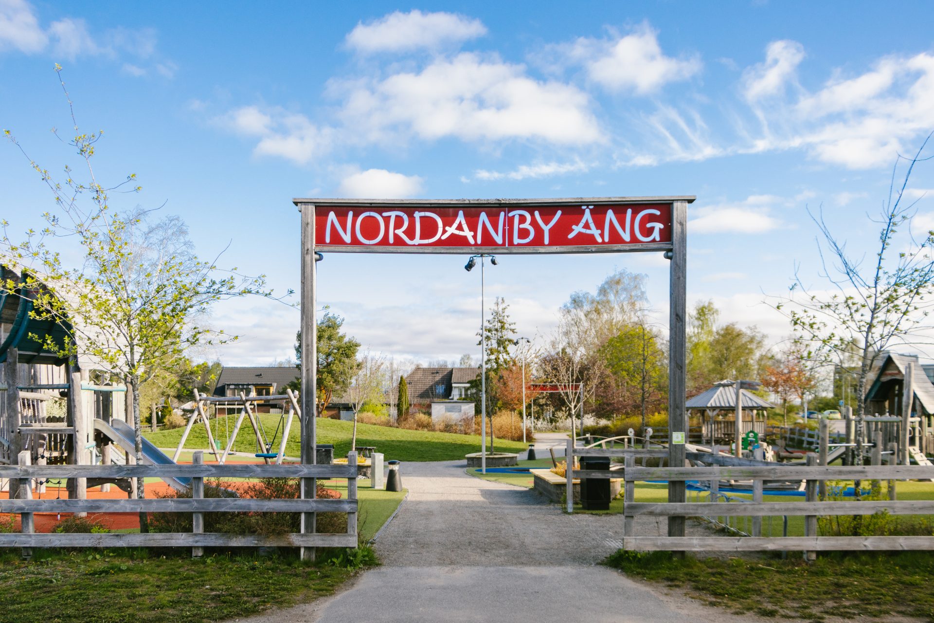 Lekpark på Nordanby äng
