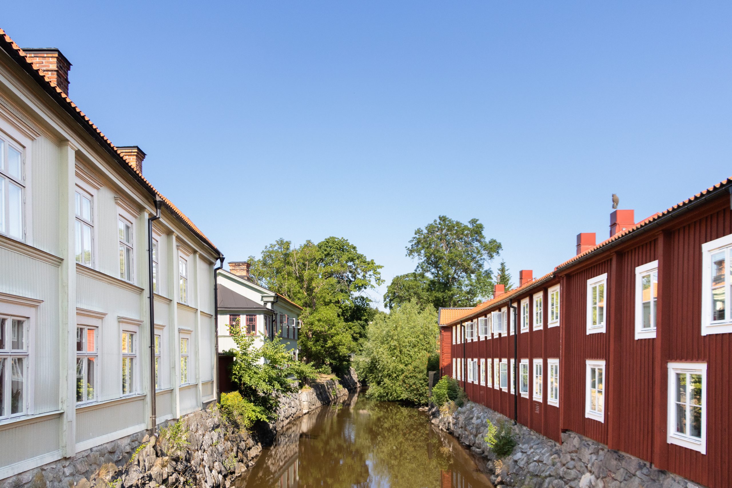Lokaler längs med svartån.