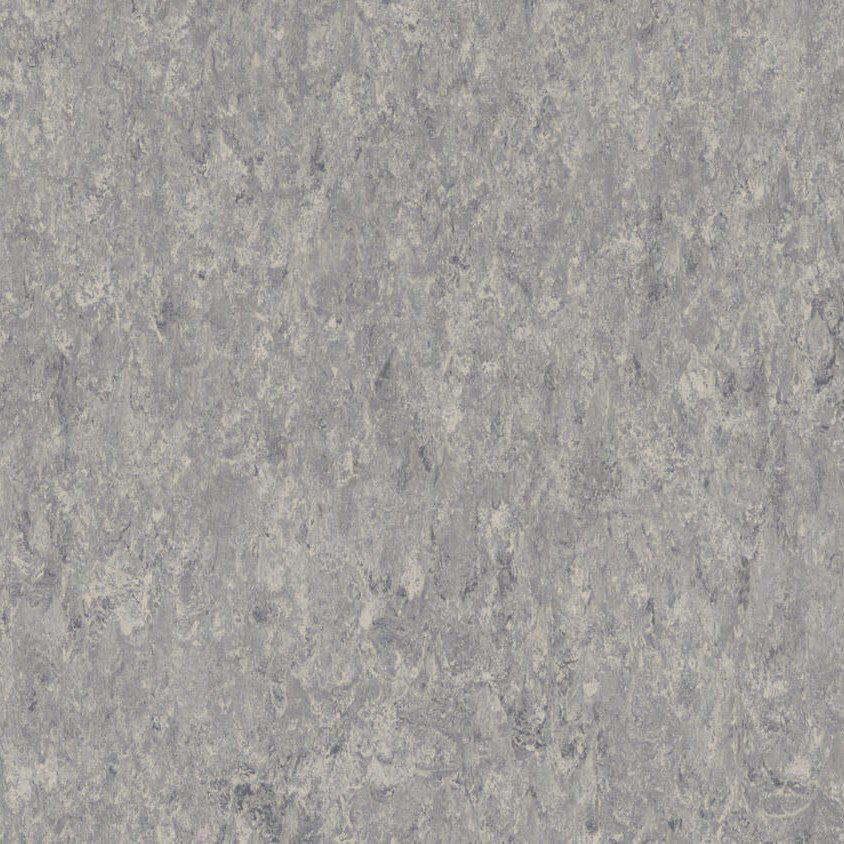 Linoleumgolv mellangrå