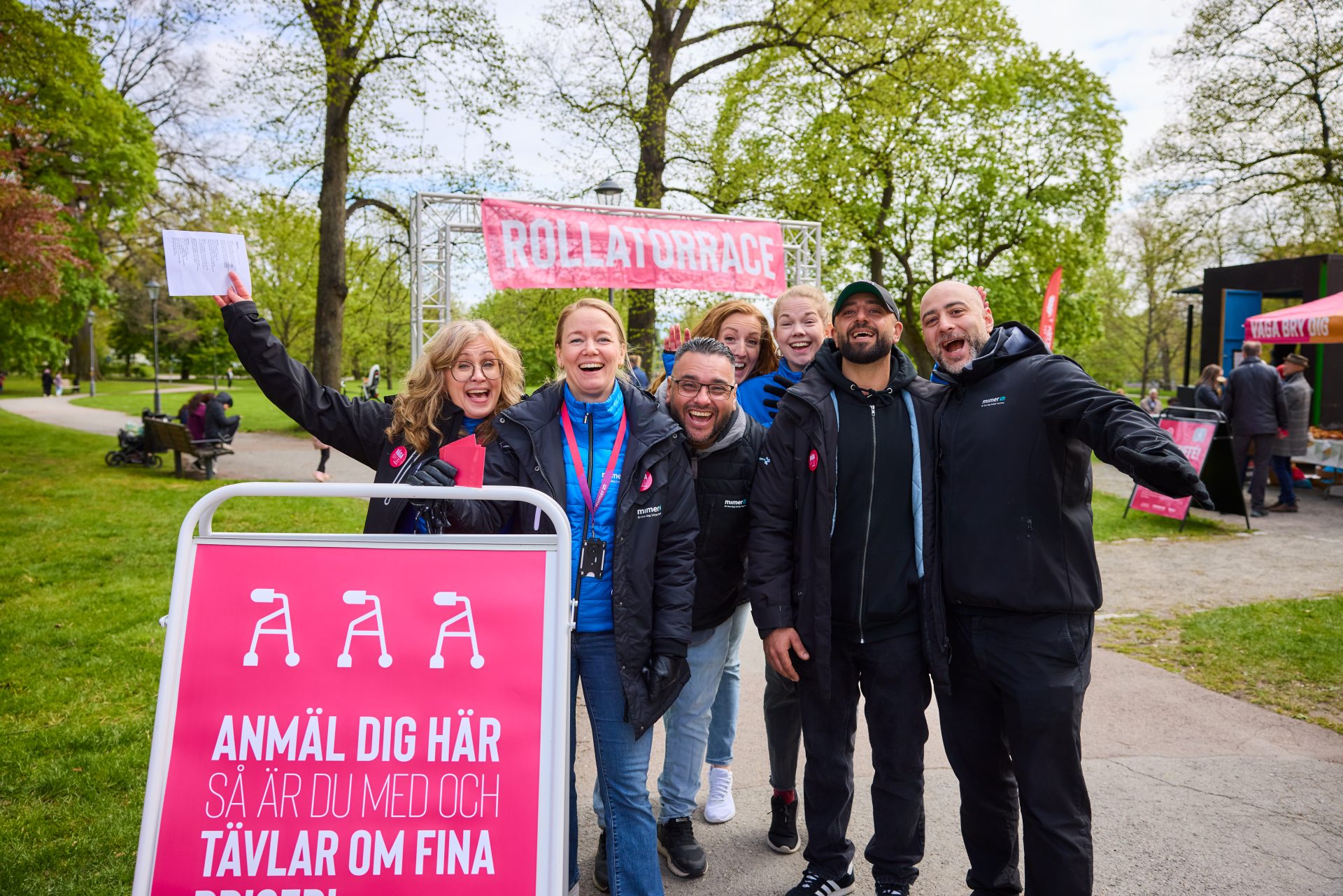 Mimermedarbetare i Vasaparken